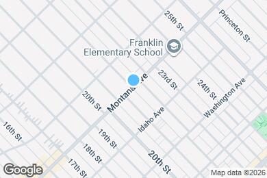 Map image of the property - 2122 Montana Ave