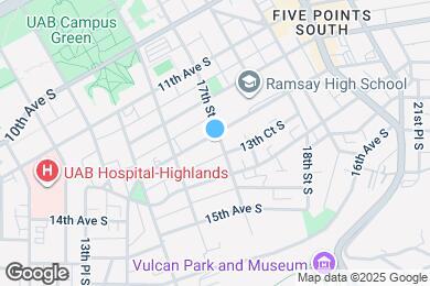 Map image of the property - 1637 13th Ave S