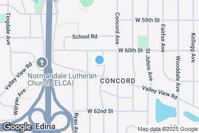 Map image of the property - 6012 Virginia Ave S
