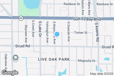 Map image of the property - 621 S Keystone Ave