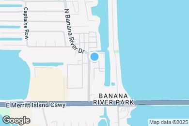 Map image of the property - 250 N Banana River Dr