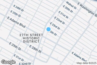 Map image of the property - 1120 E 25th St