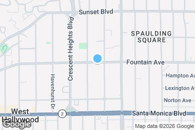 Map image of the property - 7964 Fountain Ave