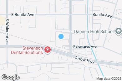 Map image of the property - 325 S San Dimas Canyon Rd