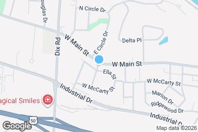 Map image of the property - 1809 W Main St