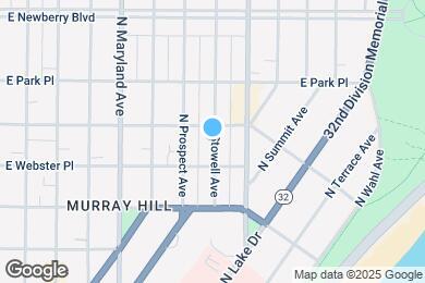 Map image of the property - 2582 N Stowell Ave