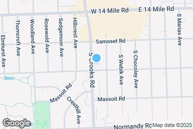 Map image of the property - 403 S Crooks Rd