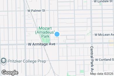 Map image of the property - 2020 N Hamlin Ave
