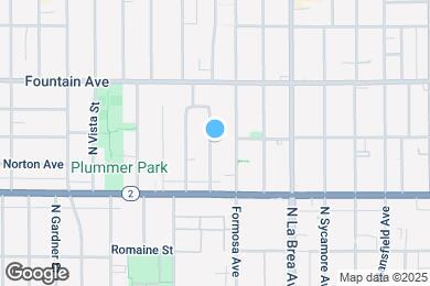 Map image of the property - 1152 N Poinsettia Pl