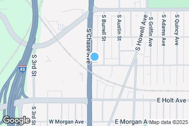 Map image of the property - 3276 S Chase Ave