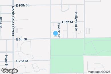 Map image of the property - 2402 E 6th St