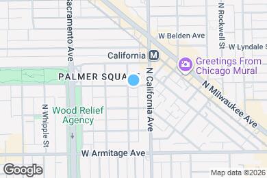 Map image of the property - 2129 N Mozart St