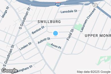 Map image of the property - 114 Asbury St