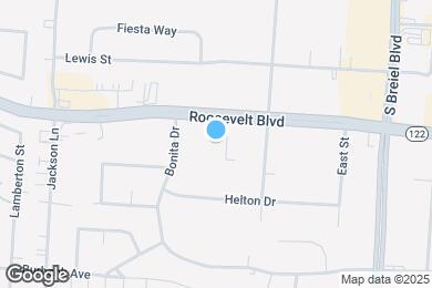 Map image of the property - 1420 Villa Ct