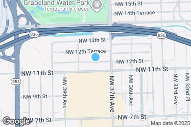 Map image of the property - 3734 NW 12th St
