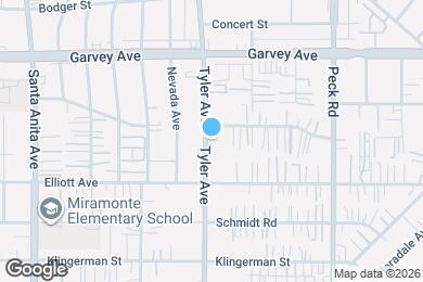 Map image of the property - 2650 Tyler Ave