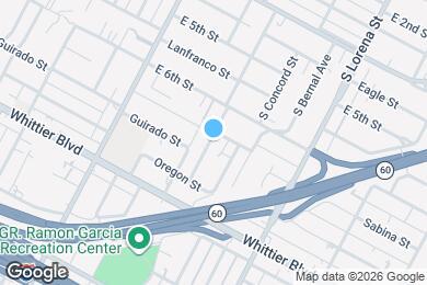Map image of the property - 640 S Grande Vista Ave