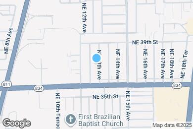 Map image of the property - 3721 NE 13th Ave