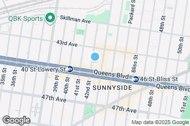 Map image of the property - 43-33 42nd St