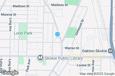 Map image of the property - 8110 Lincoln Ave