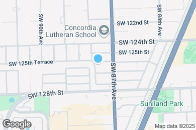 Map image of the property - 8750 SW 125th Ter