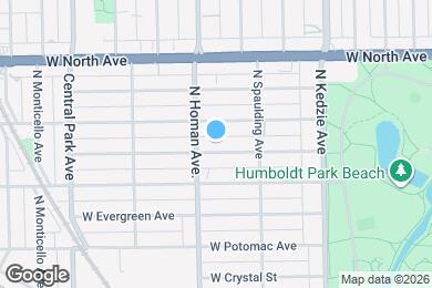 Map image of the property - 3342 W Beach Ave