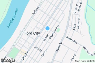 Map image of the property - 1131 6th Ave