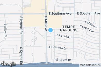 Map image of the property - 3725 S Mill Ave