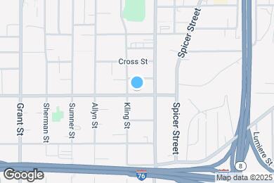 Map image of the property - 421 E Thornton St