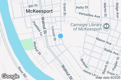 Map image of the property - 1120 Jenny Lind St