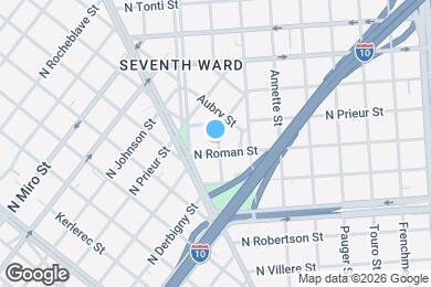 Map image of the property - 1812 New Orleans St