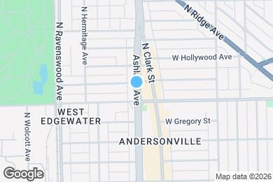 Map image of the property - 5610 N Ashland Ave