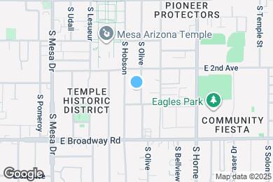 Map image of the property - 242 S Olive