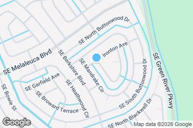 Map image of the property - 2095 SE Joyner Cir