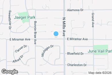 Map image of the property - 417 E Miramar Ave