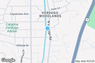 Map image of the property - 2121 N Verdugo Rd