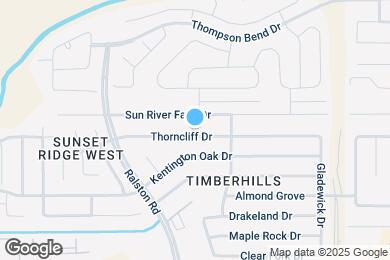 Map image of the property - 10803 Thorncliff Dr