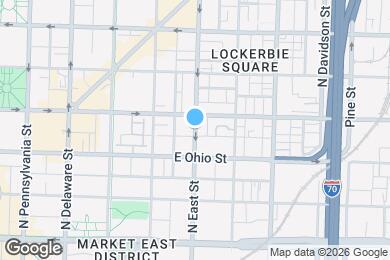 Map image of the property - 233 N East St