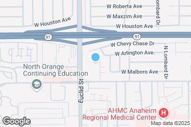 Map image of the property - Anaheim Place