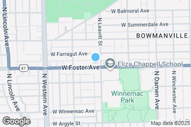 Map image of the property - 2208 W Foster Ave