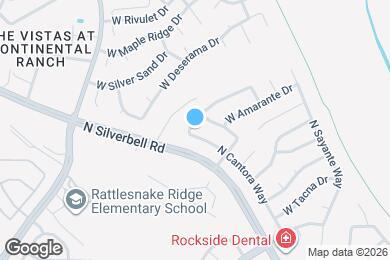 Map image of the property - 8620 N Cantora Way