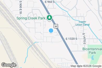 Map image of the property - 1112 E 1270 S