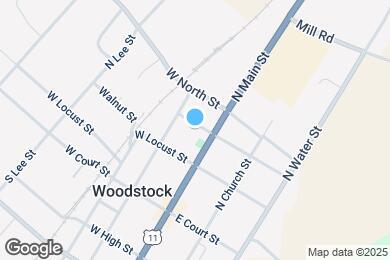 Map image of the property - 109 W Foundry St