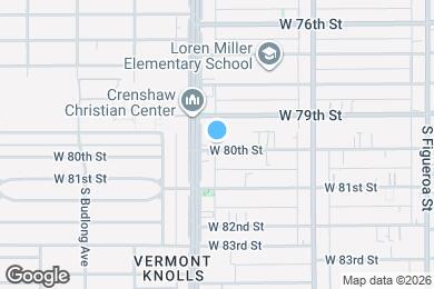 Map image of the property - 947 W 80th St