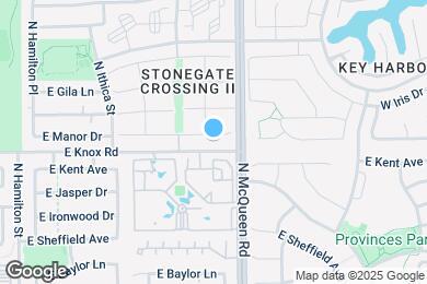 Map image of the property - 953 E Manor Dr