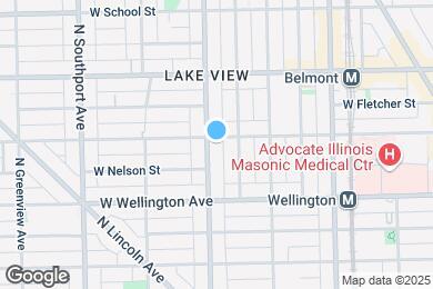 Map image of the property - 3055 N Racine Ave