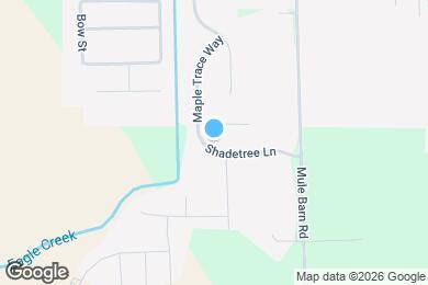 Map image of the property - 1315 Shadetree Ln