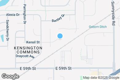 Map image of the property - 10555 Kensil St
