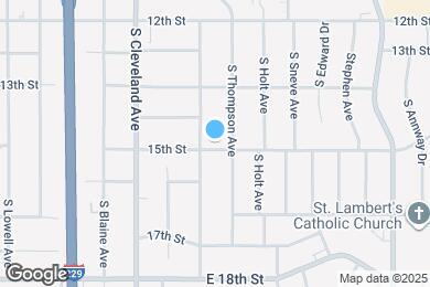 Map image of the property - 3008 E 15th St