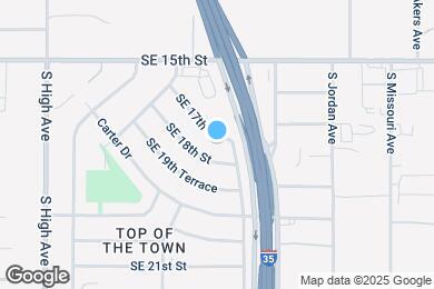 Map image of the property - 1156 SE 17th St